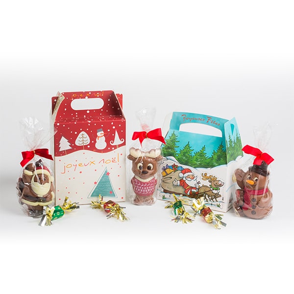 Arbre noel valisettes maisonnettes