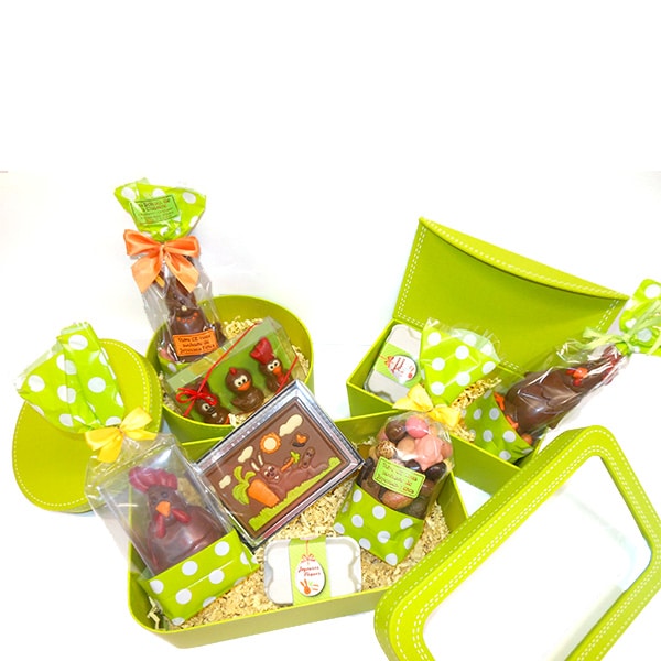 Paques coffrets couleurs printanieres Paques coffrets couleurs printanieres