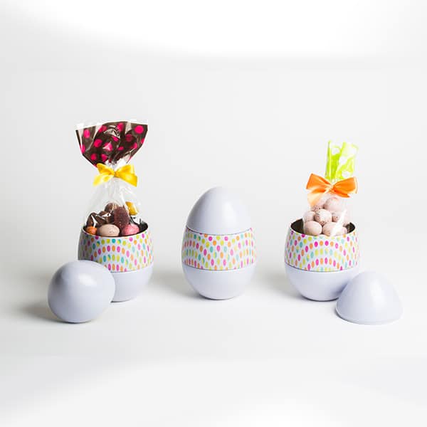 Paques oeufs metalliques Paques oeufs metalliques