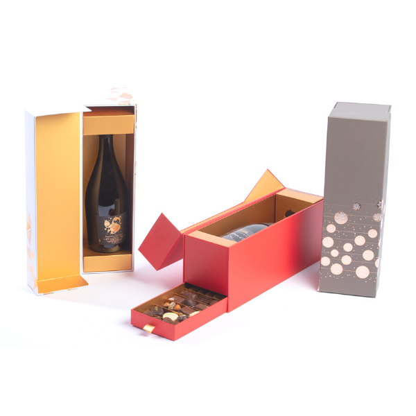 Boites champagne et chocolats les delices de la closiere