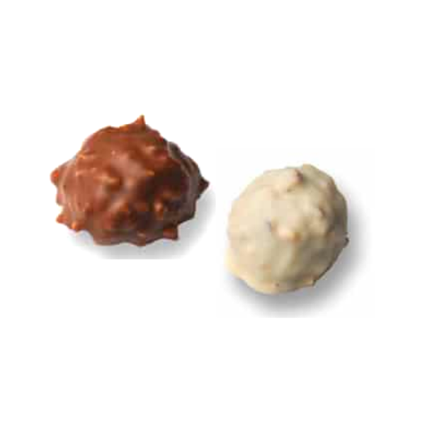 Chocolats rocher lait blanc les delices de laclosiere