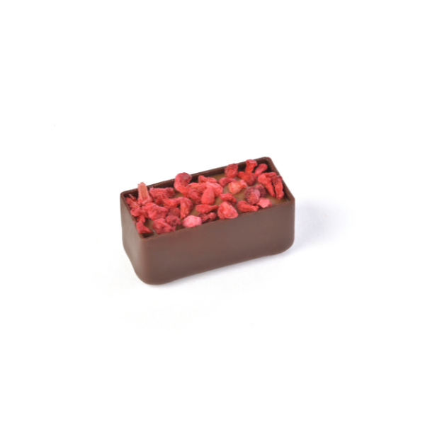 Chocolats duo framboise timut lesdelicesdelaclosiere Chocolats duo framboise timut lesdelicesdelaclosiere
