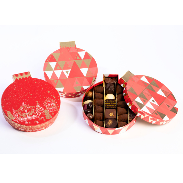Idees cadeaux boite forme boule geometrique