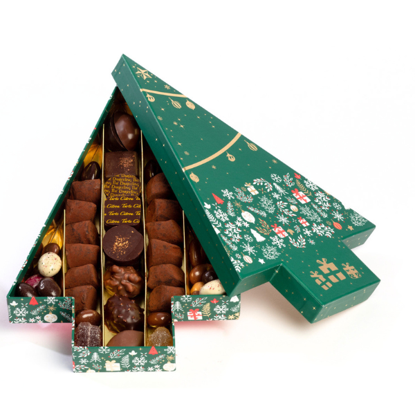 Idees cadeaux boite sapin