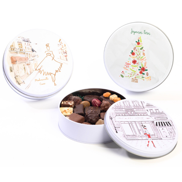 Idees cadeaux boites rondes metal